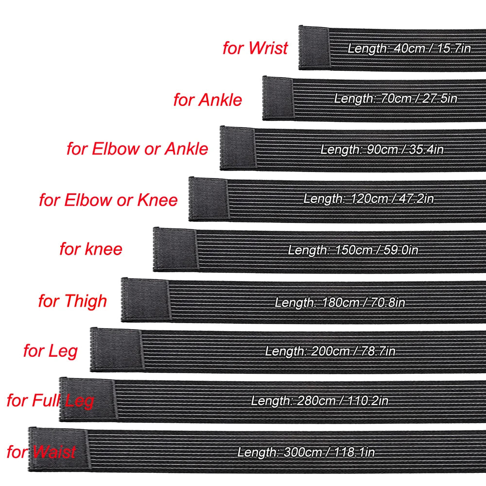 1Pcs Adjustable Elastic Compression Bandage Knee Elbow Wrap Ankle Wrist Brace Swelling Pain Sports Bandage Strap Joint Sprained