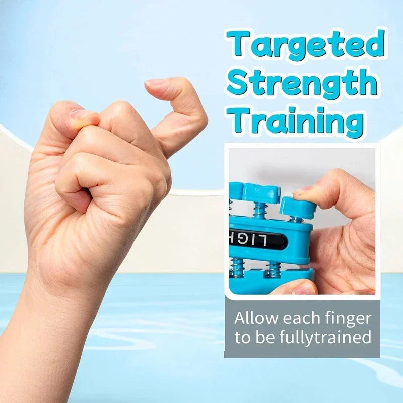 3LB/7LB/11LB Finger Trainer Bidirectional Finger Strengthener Finger Rehabilitation Exercise Section Practice Grip Strengthener