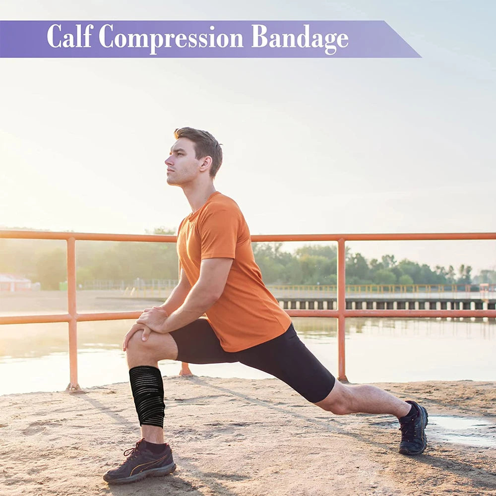1Pcs Adjustable Elastic Compression Bandage Knee Elbow Wrap Ankle Wrist Brace Swelling Pain Sports Bandage Strap Joint Sprained