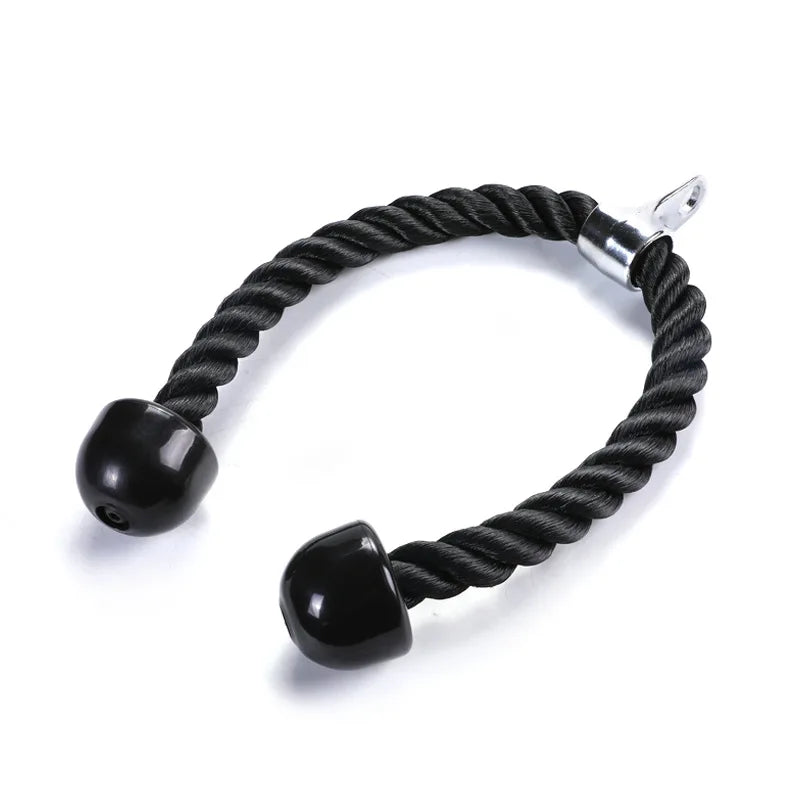 70Cm/120Cm Triceps Rope Fitness Home Gym Pulldown Machine Handle Biceps Triceps Back Shoulder Muscle Exerciser Fitness Equipment