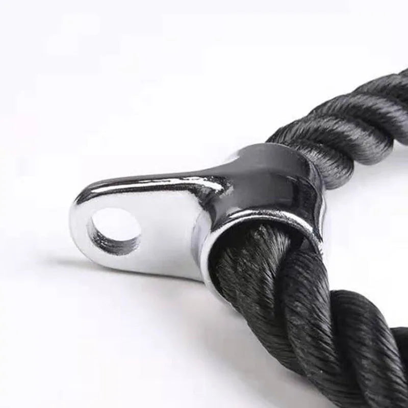 70Cm/120Cm Triceps Rope Fitness Home Gym Pulldown Machine Handle Biceps Triceps Back Shoulder Muscle Exerciser Fitness Equipment