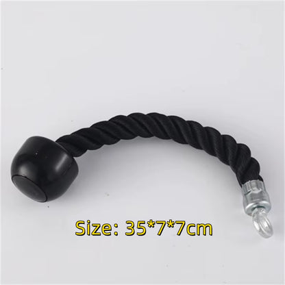 Gym Gantry V-Shaped Handle Pully Cable Machine Attachments Optional Triceps Rope D-Handle Strength Training Accessories