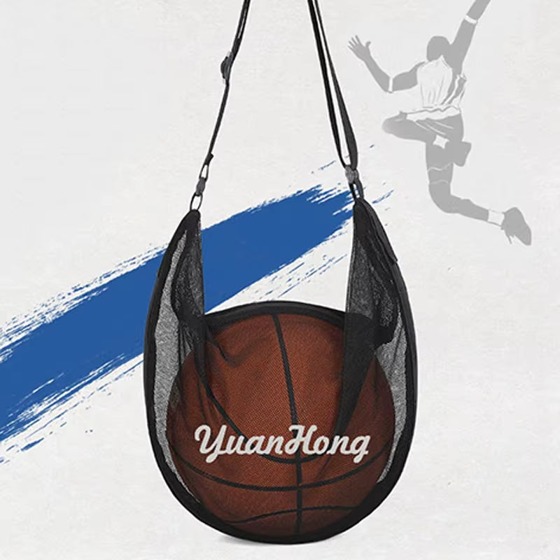 Outdoor One-Shoulder Training Basketball Football Multi-Functional Net Pocket Training Storage Net Portable Student Gym Bag