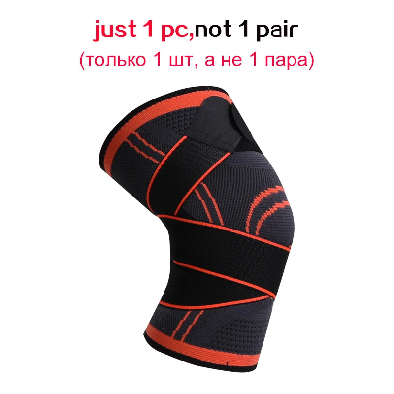 Wosweir-Sports Compression Sleeve Knee Guard Pads Braces for Knee Elbow Fitness Protective Gear Arthritis Joints Protector