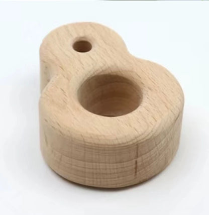 Wooden Mini Climbing Hangboard Portable Hangboard Finger Trainer Powerful Grip Strength Durable and Compact