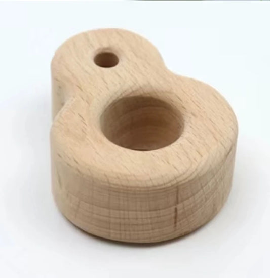 Wooden Mini Climbing Hangboard Portable Hangboard Finger Trainer Powerful Grip Strength Durable and Compact