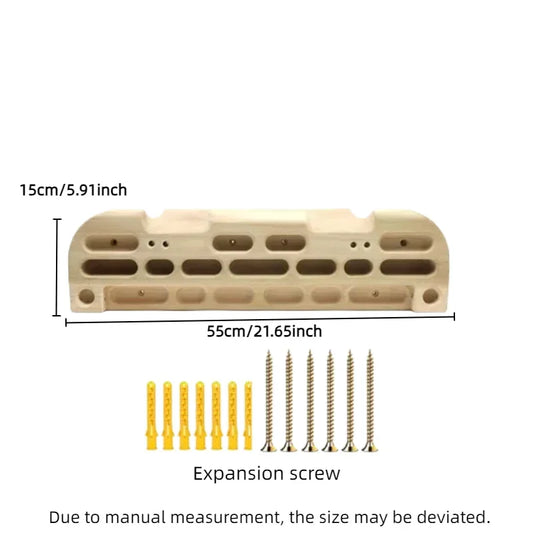 Climbing Fingerboard Wooden Hang Board Micro-Flaw Fitness Equipment with Multiple Grip Positions Multifunctional Exerciser