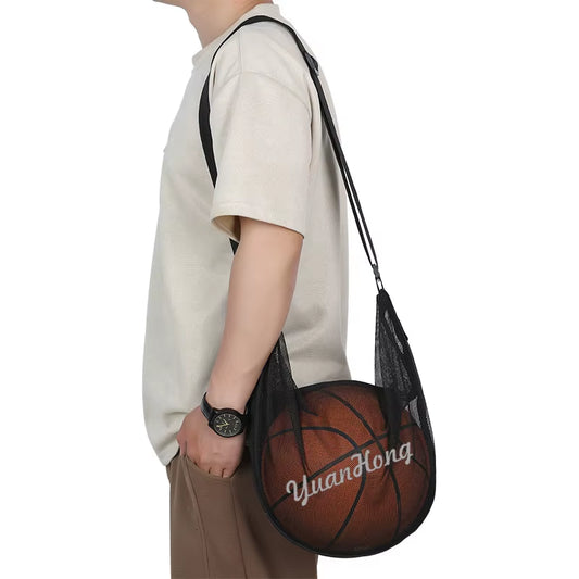 Outdoor One-Shoulder Training Basketball Football Multi-Functional Net Pocket Training Storage Net Portable Student Gym Bag