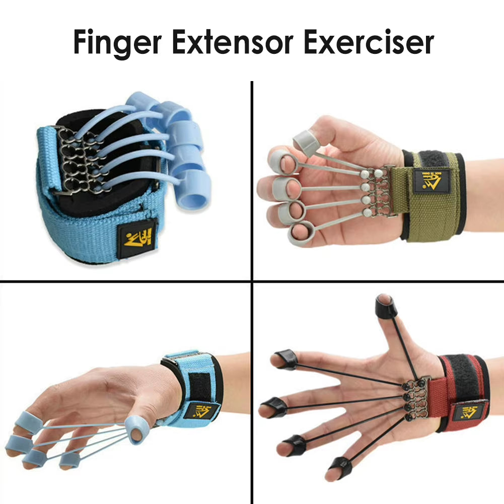 20Lbs/40Lbs/60Lbs/75Lbs Finger Gripper Strength Exercise Trainer Finger Expander Hand Gripper Yoga Grip Finger Rehabilitation