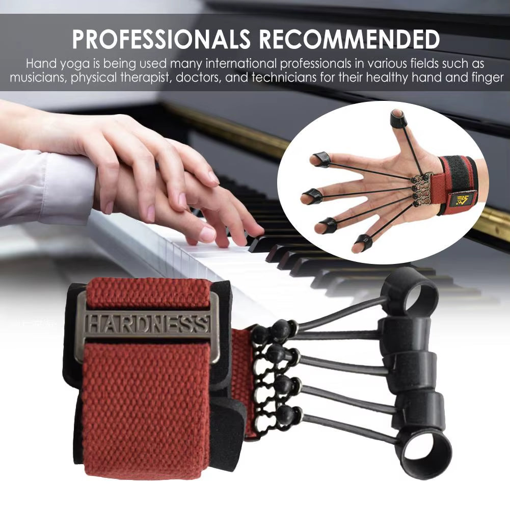 20Lbs/40Lbs/60Lbs/75Lbs Finger Gripper Strength Exercise Trainer Finger Expander Hand Gripper Yoga Grip Finger Rehabilitation