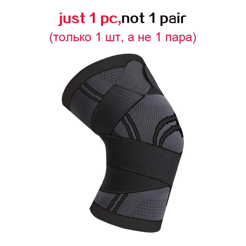 Wosweir-Sports Compression Sleeve Knee Guard Pads Braces for Knee Elbow Fitness Protective Gear Arthritis Joints Protector