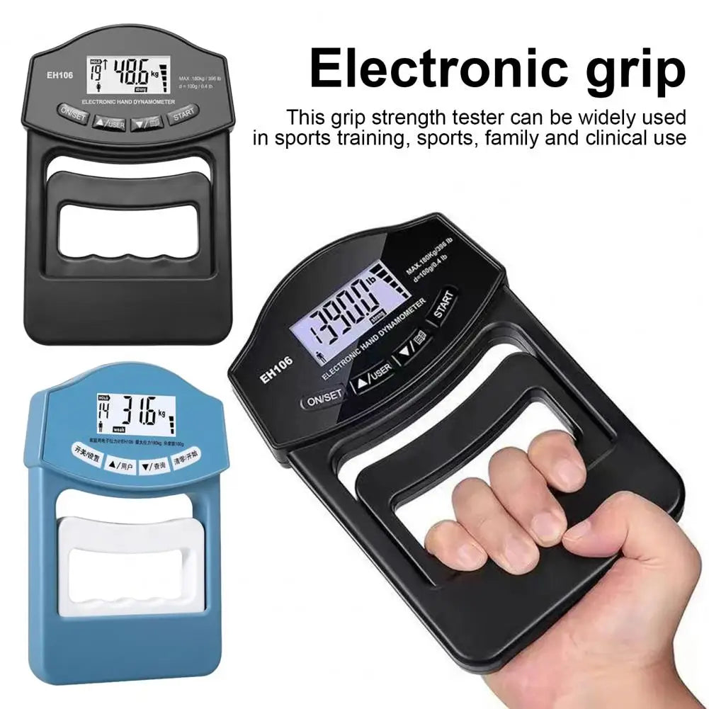 Grip Strength Tester 396Lbs/180Kg Hand Grip Dynamometer Gripper Measurement Meter Digital Grip Power Strengthener Exerciser