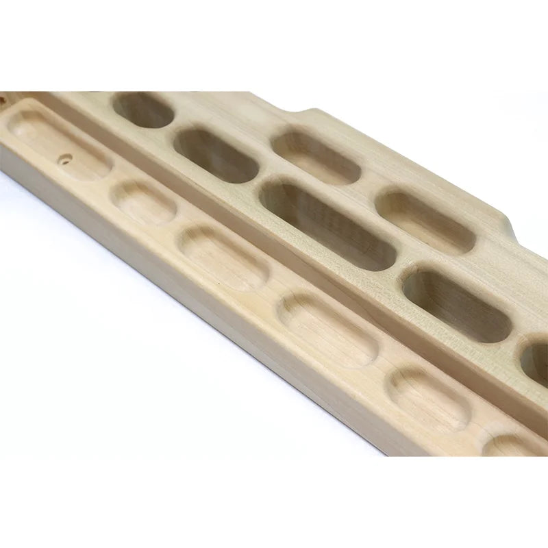 Climbing Fingerboard Wooden Hang Board Micro-Flaw Fitness Equipment with Multiple Grip Positions Multifunctional Exerciser