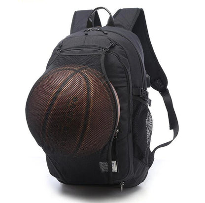 Outdoor Men'S Sports Gym Bags Basketball Backpack School Bags for Teenager Boys Soccer Ball Pack Laptop Bag Football Net Gym Bag