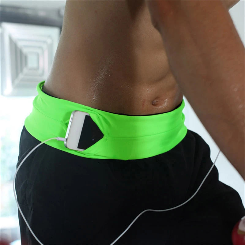 Professional Running Waist Bag Men Women Jogging Gym Sports Belt Trail Cycling Mobile Phone Invisible Belly Closefitting Bag