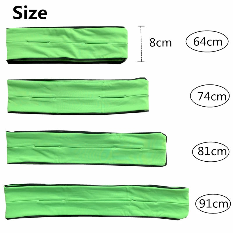 Professional Running Waist Bag Men Women Jogging Gym Sports Belt Trail Cycling Mobile Phone Invisible Belly Closefitting Bag