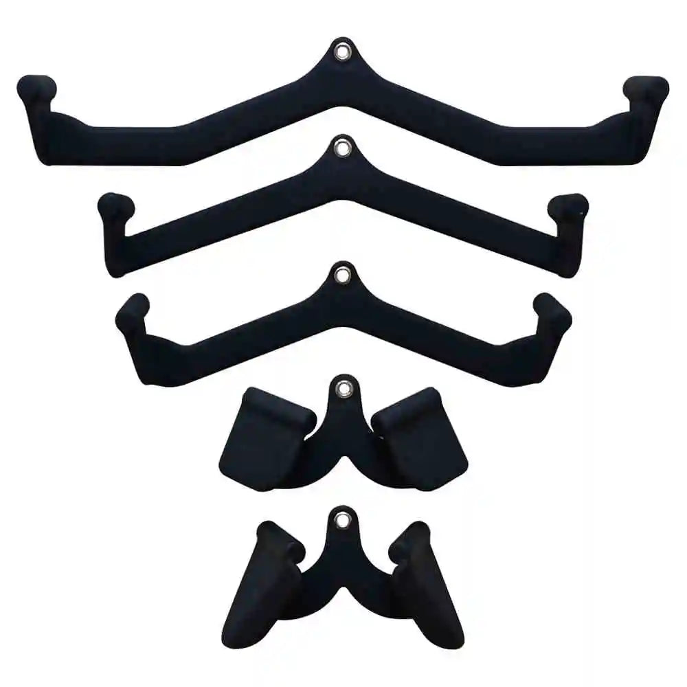 Home Gym Pull down Handle Biceps Triceps Strength Training Sitting Rowing Handle Longmen Frame Fitness Equipment Accessories