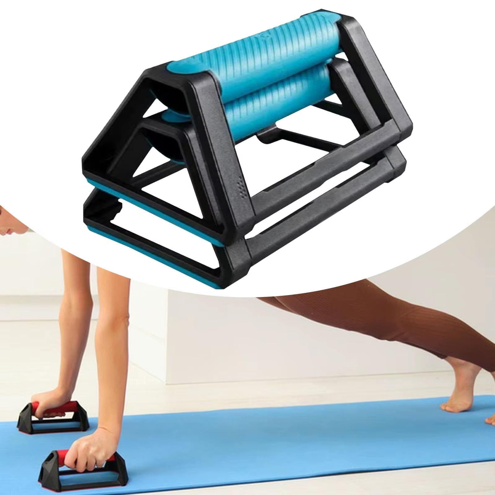 2 Pieces Push up Stands Floor Push up Handles for Home Gym Workout Fitness