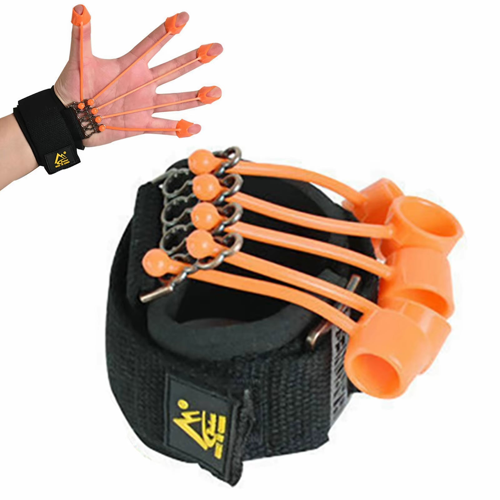 20Lbs/40Lbs/60Lbs/75Lbs Finger Gripper Strength Exercise Trainer Finger Expander Hand Gripper Yoga Grip Finger Rehabilitation