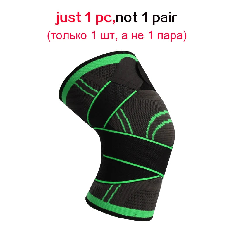 Wosweir-Sports Compression Sleeve Knee Guard Pads Braces for Knee Elbow Fitness Protective Gear Arthritis Joints Protector