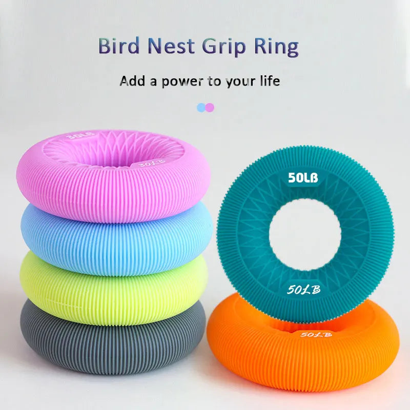 Silicone Hand Grip 30-60LB Finger Trainer Grip Ring Exercise Carpal Expander Muscle Workout Exercise Gym Fitness Strengthener
